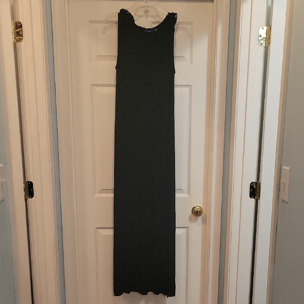 Black maxi dress